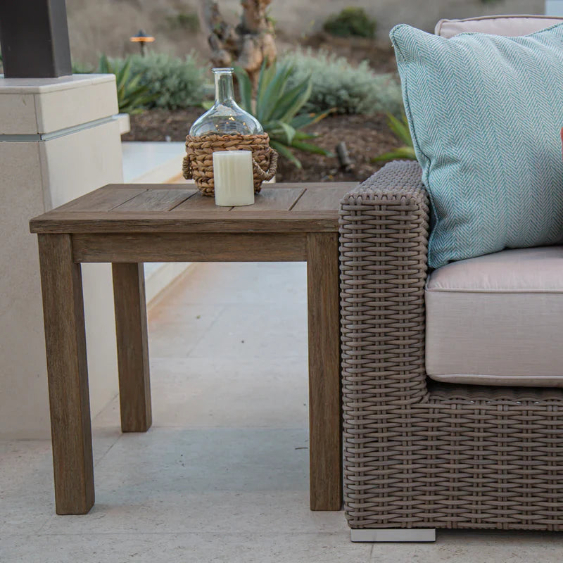 Coastal Teak End Table