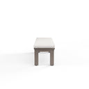 Laguna Dining Bench in Canvas Flax, No Welt
