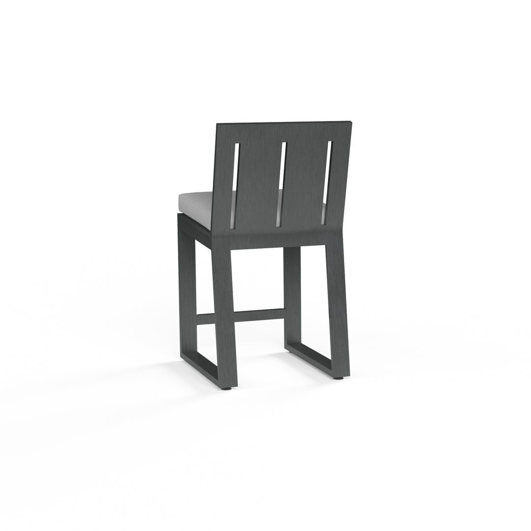 Redondo Counter Stool in Cast Silver