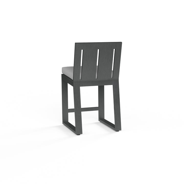 Redondo Counter Stool in Cast Silver