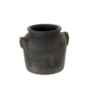 Metope Burnt Terracotta Urn