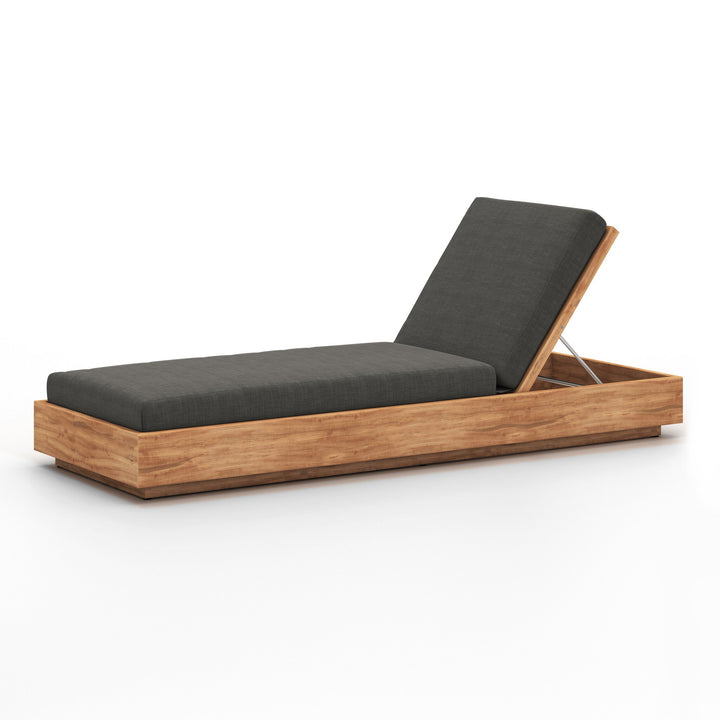 Kinta Outdoor Chaise Lounge | Venao Charcoal