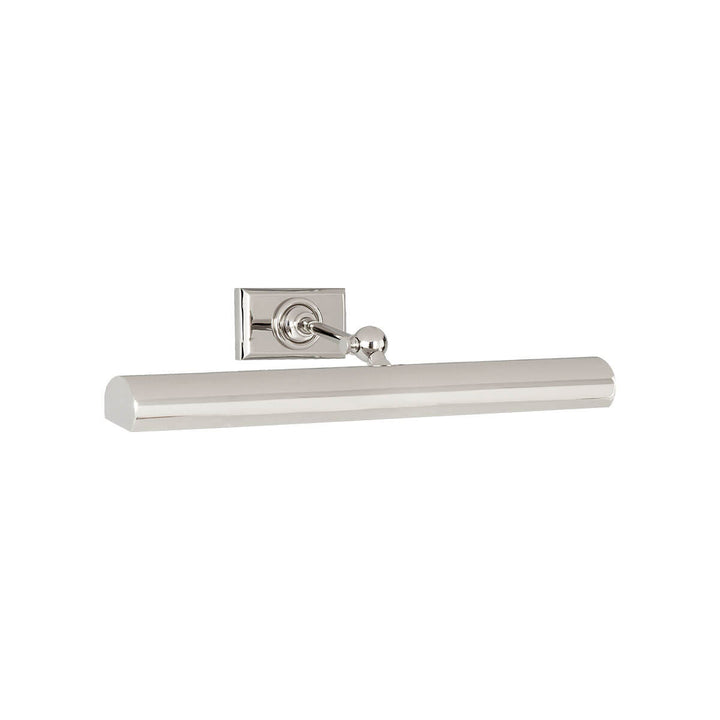 The Cabinet Maker's Picture Light is an 18" long wall light in a polished nickel finish.