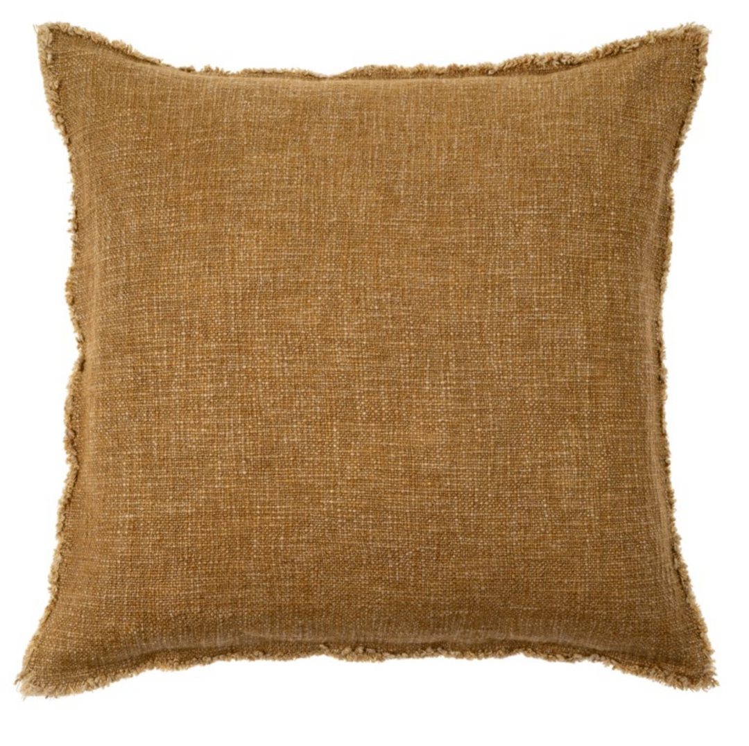 Patterson Linen Pillow | Dijon