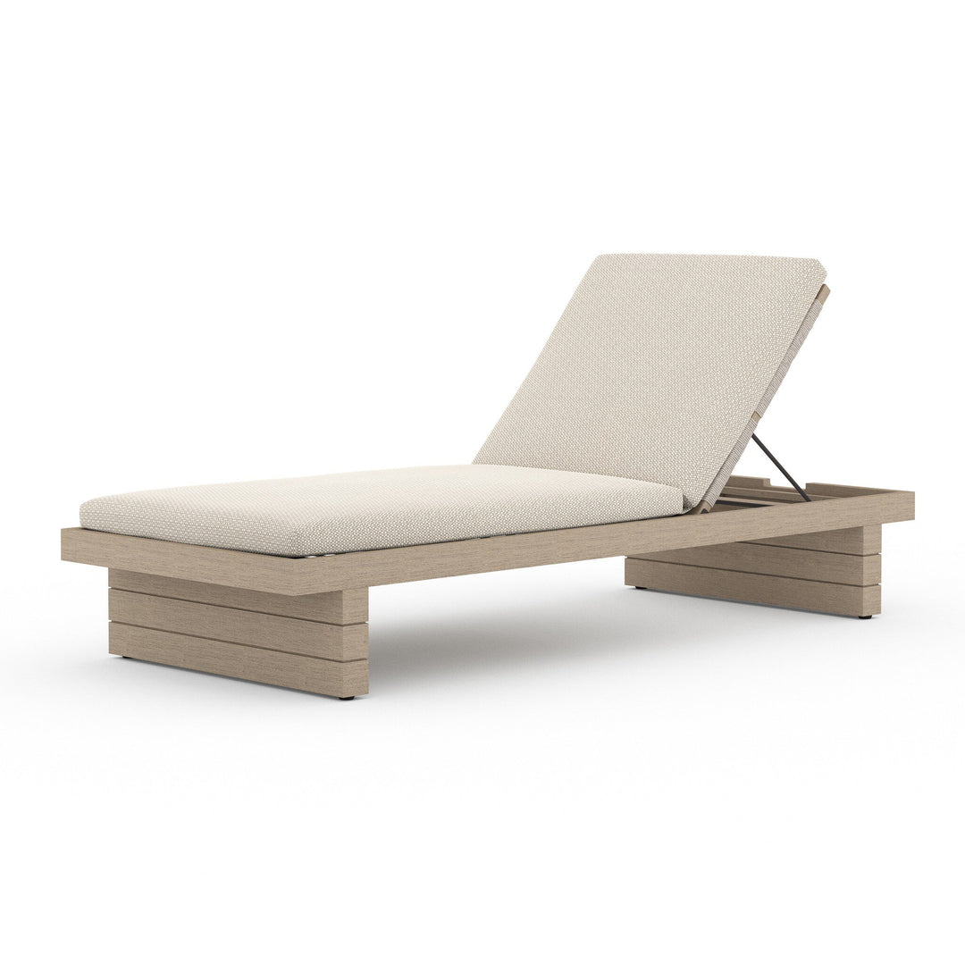Leroy Outdoor Chaise | Washed Brown | Washed Brown|FSC