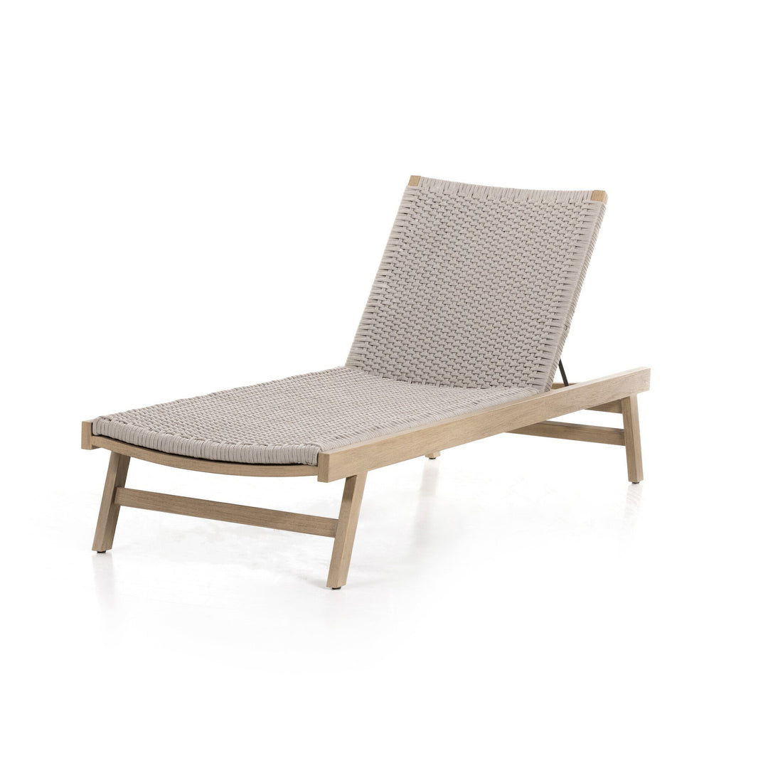 Delano Outdoor Chaise | Washed Brown|FSC