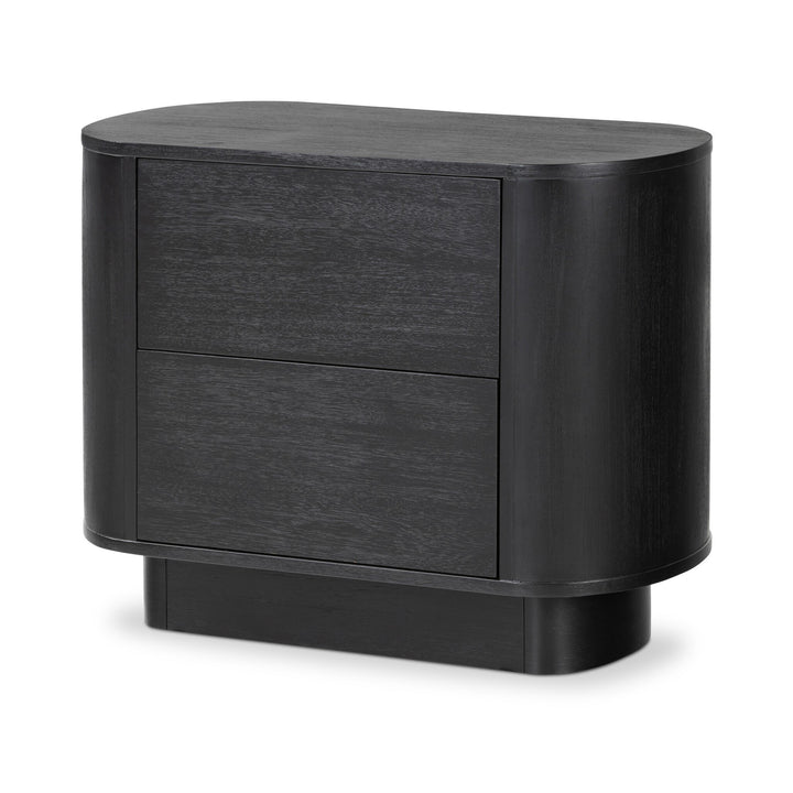 Paden Nightstand | Aged Black Acacia