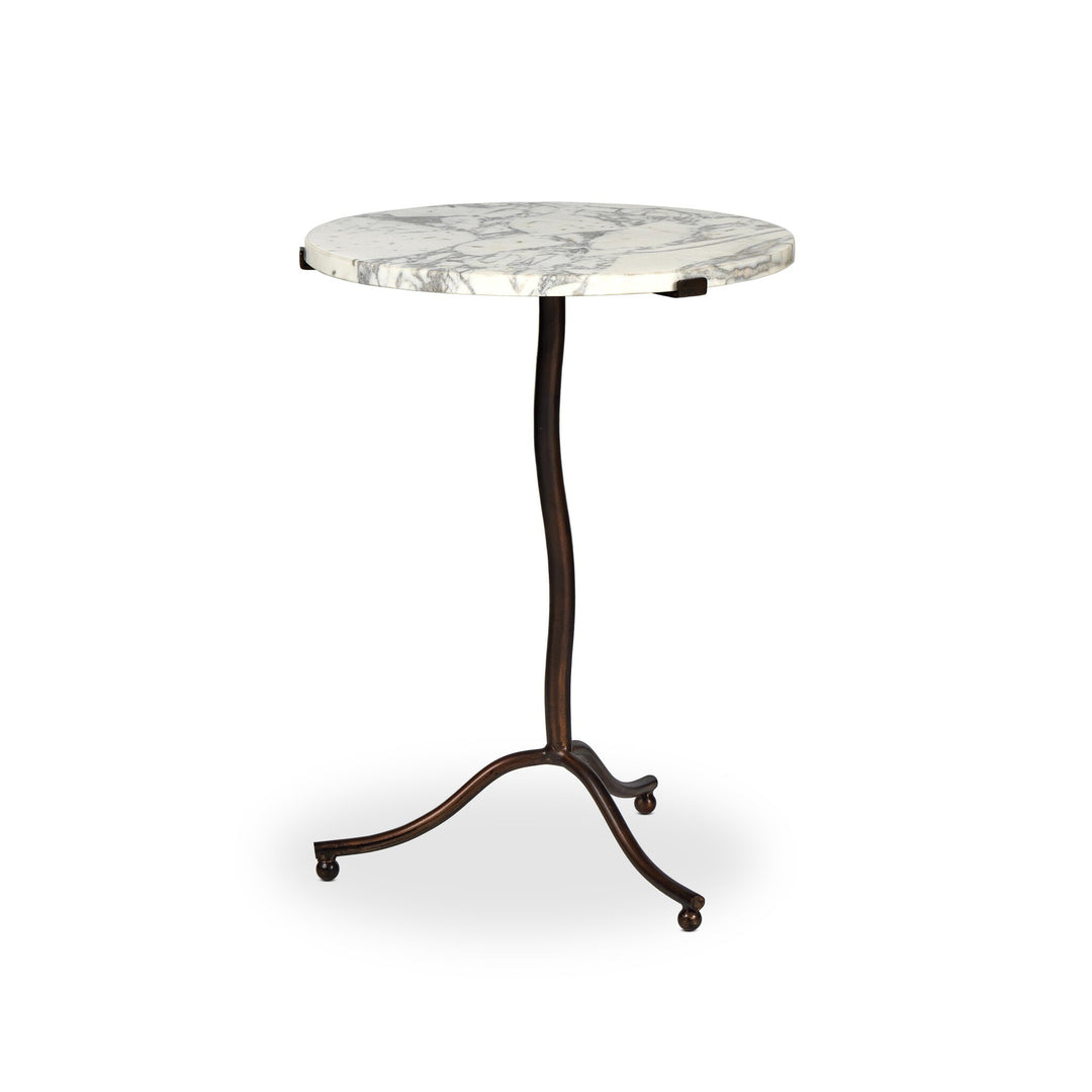 Sophie End Table | Iron Antique Rust