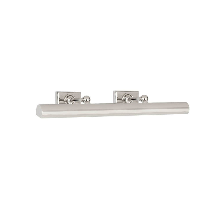 The Cabinet Maker's Picture Light is an 24 inch long wall light in a polished nickel finish.