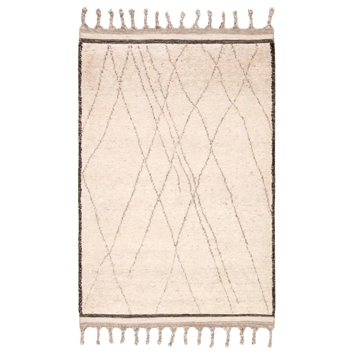 Aldea Ivory / Black Rug – West of Main