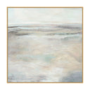 Subtle and calming art piece featuring baby blue and pastel paint colours.