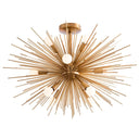 With its starburst design, the Callaway Chandelier will make a statement in any room. It's even suitable for lower ceilings.