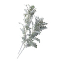 The Dusty Miller Spray has a unique powdery finished foliage and has a semi-poseable stem.