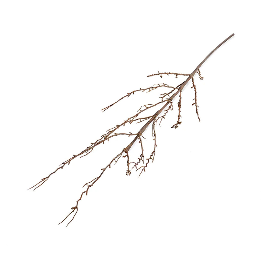 Faux decorative forsythia branch for styling.