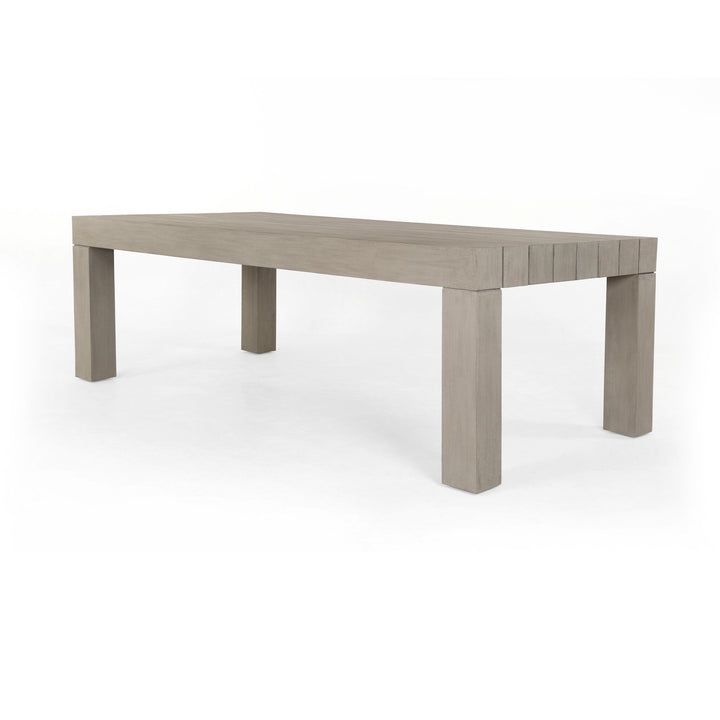 Sonora Outdoor Dining Table | Weathered Grey