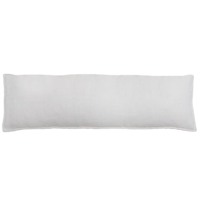 The Leon Body Pillow - White is a simple white linen body pillow.