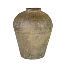 Small vintage clay pottery with unique aging.