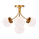 Prescott Medium SemiFlush Mount