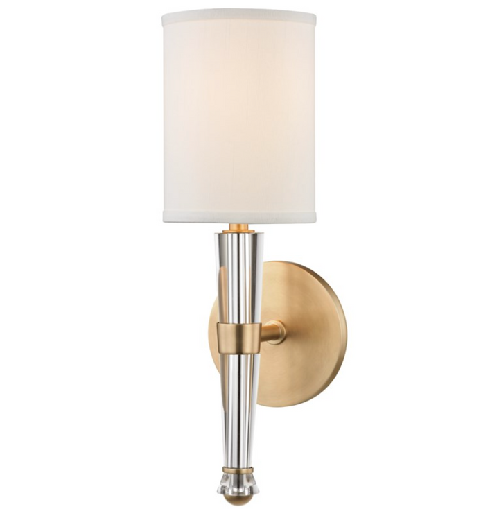 Viola Wall Sconce | Aged Brass