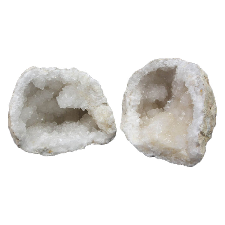 Decorative geode rock with sparkle and high clarity.