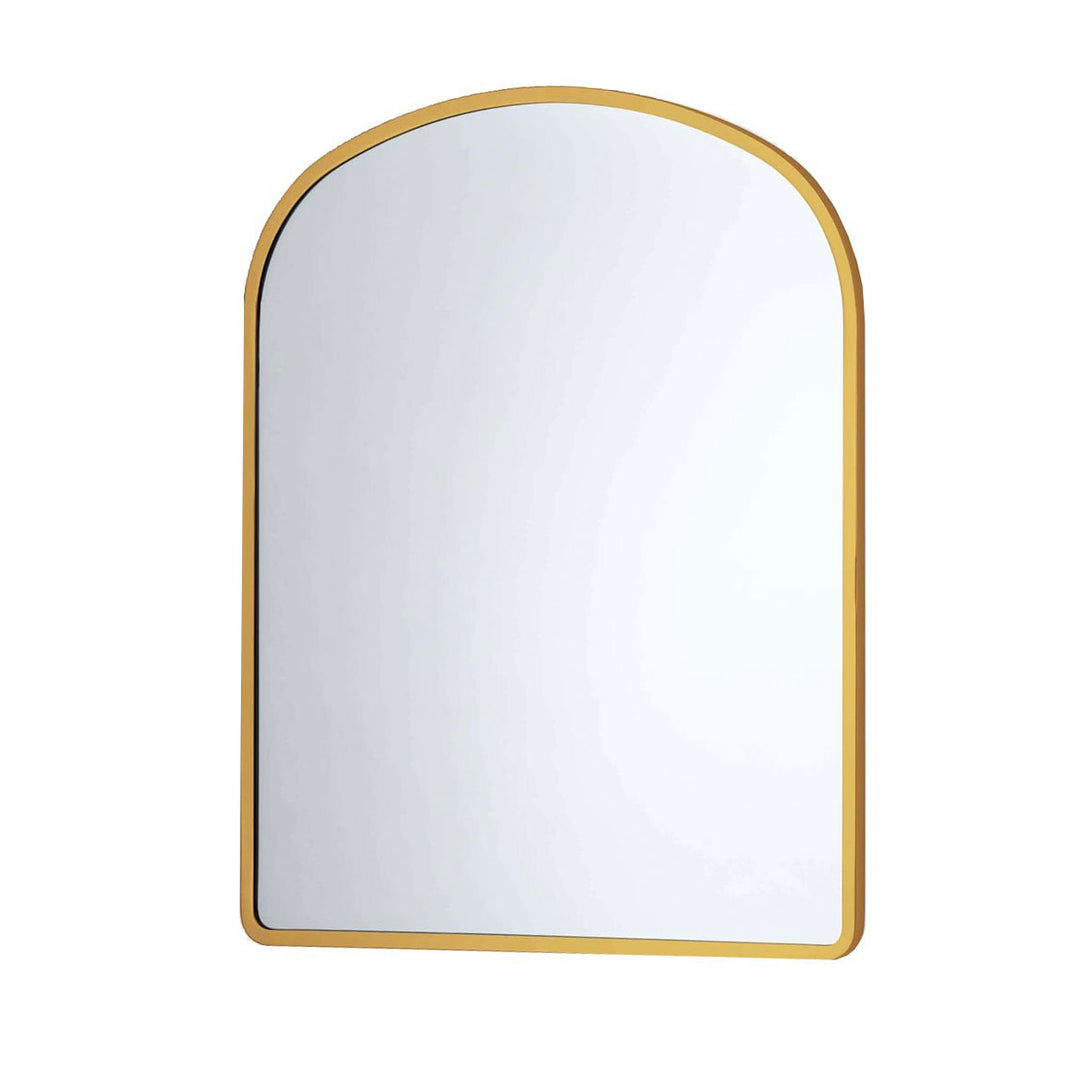 Remini Mirror - Natural Brass - West of Main