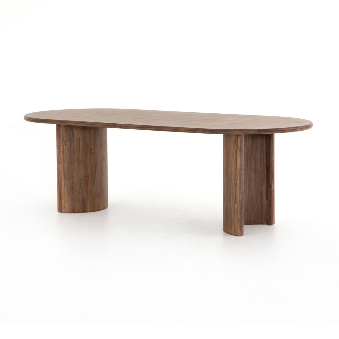 Paden Dining Table | Seasoned Brown Acacia