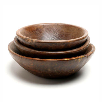 The Delhi Bowl are handcrafted from teak wood and sourced from India.
