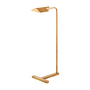The William Pharmacy Floor Lamp elevates the traditional pharmacy lamp lighting. The traditional silhouette of this light is modernized with the sturdy base and natural brass finish.