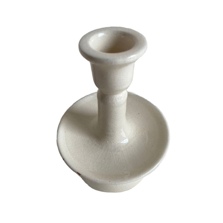 Tangier Crackled Candlestick - West of Main